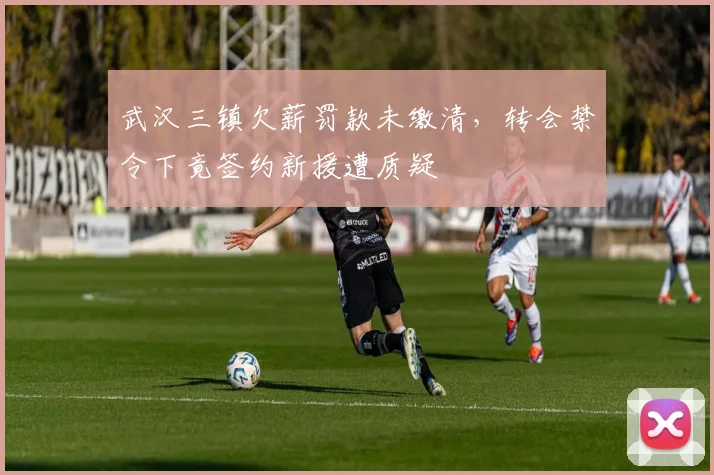 武汉三镇欠薪罚款未缴清，转会禁令下竟签约新援遭质疑